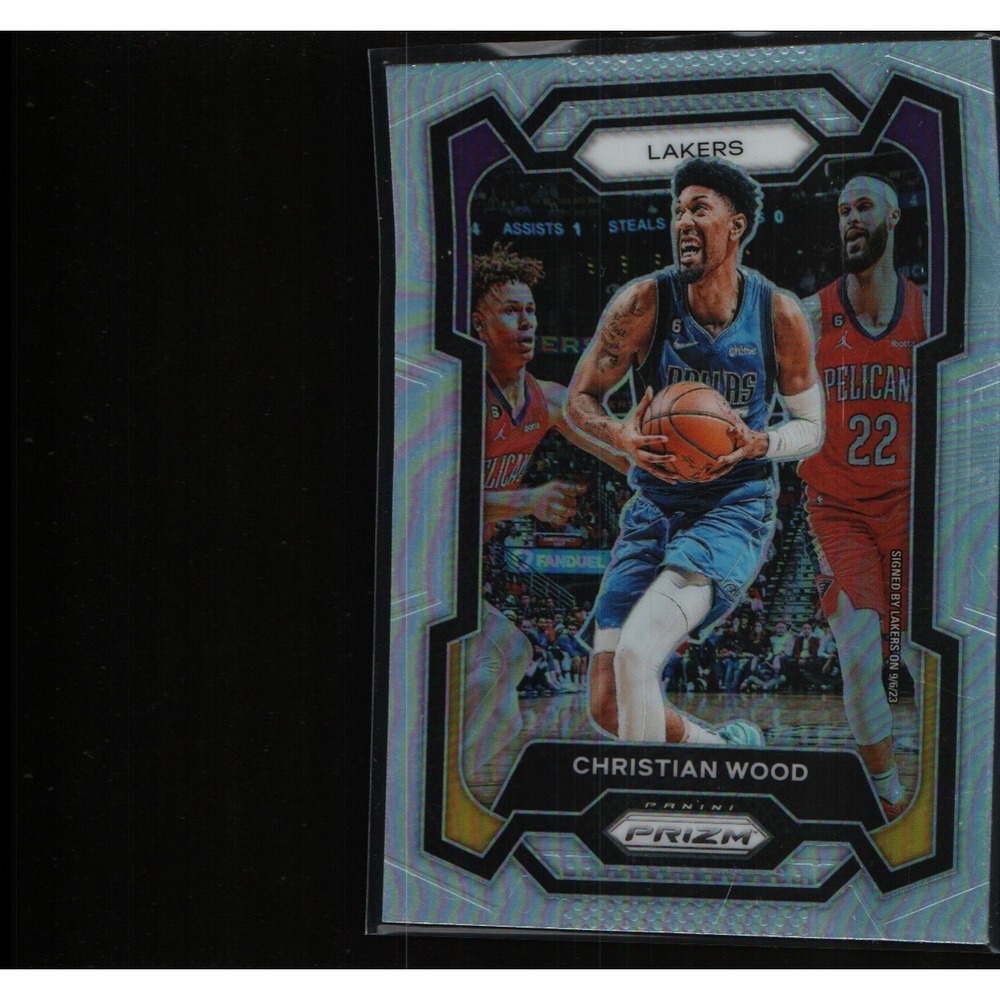 2023-24 PANINI PRIZM CHRISTIAN WOOD #245 SILVER LAKERS